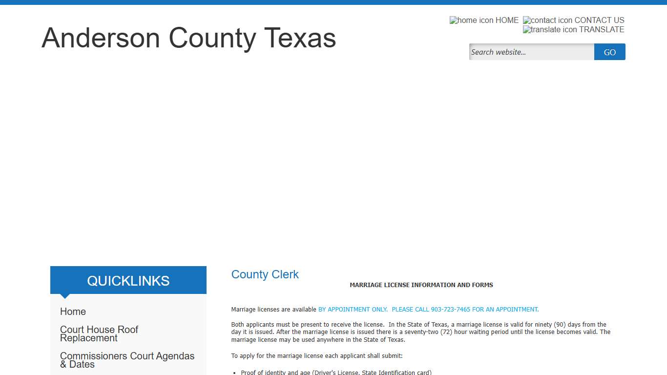 Anderson County, Texas